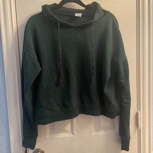Destined: Evergreen Pullover Cropped Sweatshirt